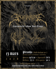 Incandescence/Sombre Héritage/Orphique @ Montréal