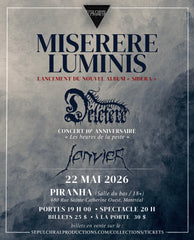 Miserere Luminis/Délétère/Janvier @ Montréal