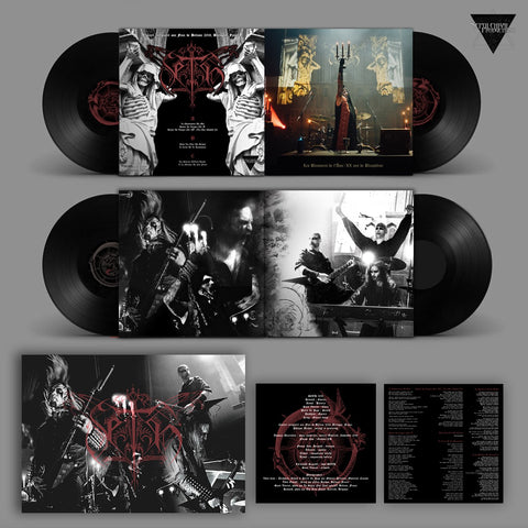Seth - Les Blessures de l’âme : XX ans de blasphème Double Gatefold LP (BLACK)